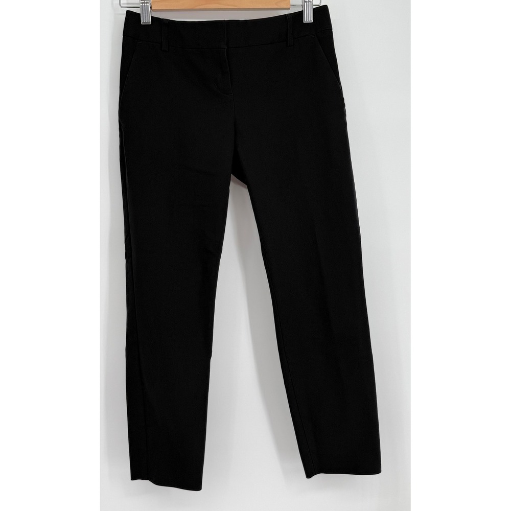 Express Columnist Black Dress Pants Womens Slim Straight Leg Mid Rise Sz 00S
